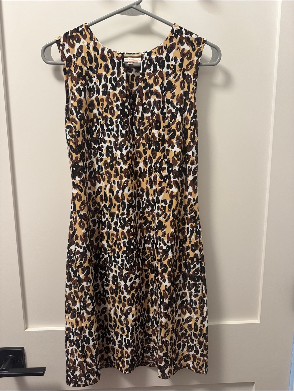 Jude Connally Leopard Print Mini Dress - Brown/Black/White